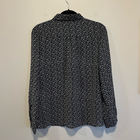 Vintage Spotted Chiffon Blouse - Picture 2 of 2